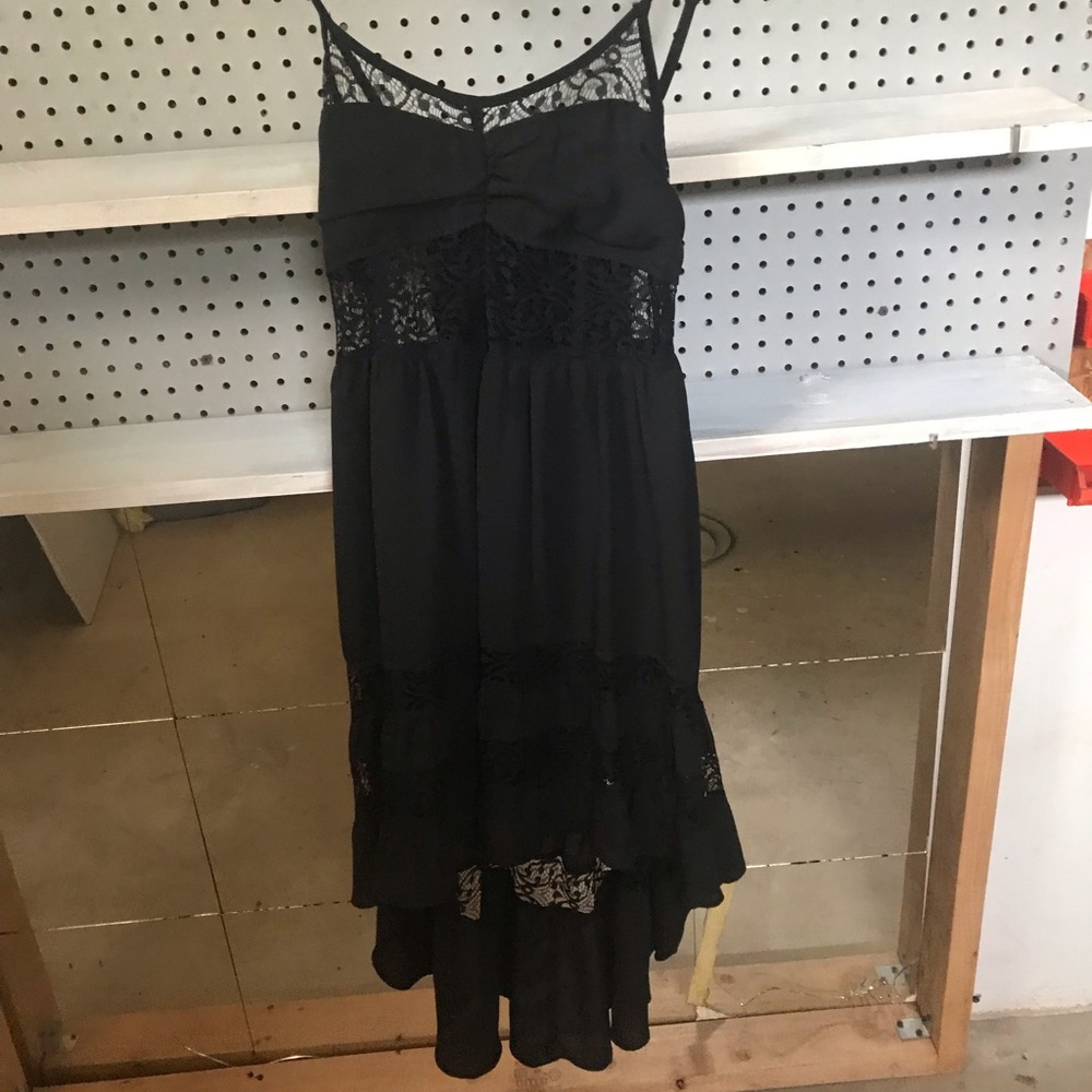 Black lace dress